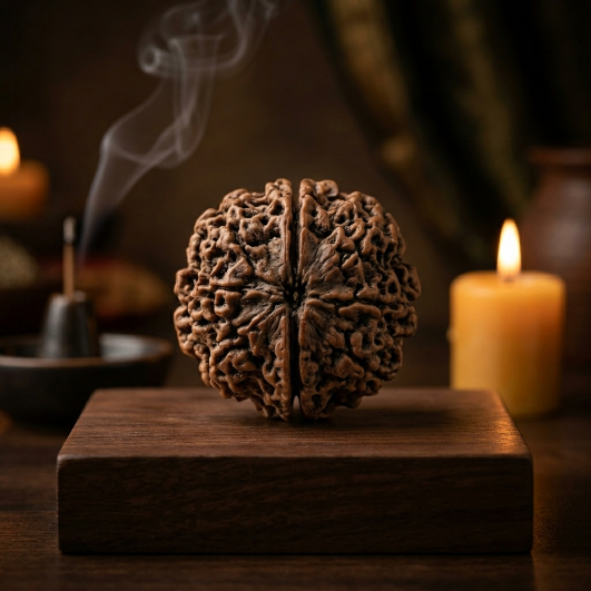 2 Mukhi Rudraksha – For Relationship Harmony, Healing & Emotional Balance