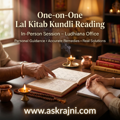 One-on-One Lal Kitab Kundli Reading – In-Person Session at Ludhiana Office