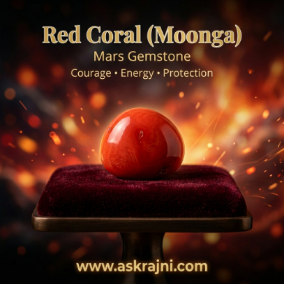 Red Coral (Moonga) – Mars Gemstone for Courage, Energy & Protection