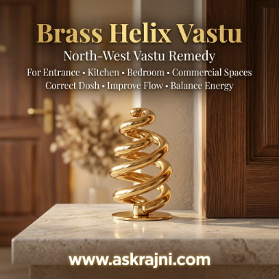 Brass Helix Vastu – Energy Enhancer & Vastu Dosh Correction Remedy